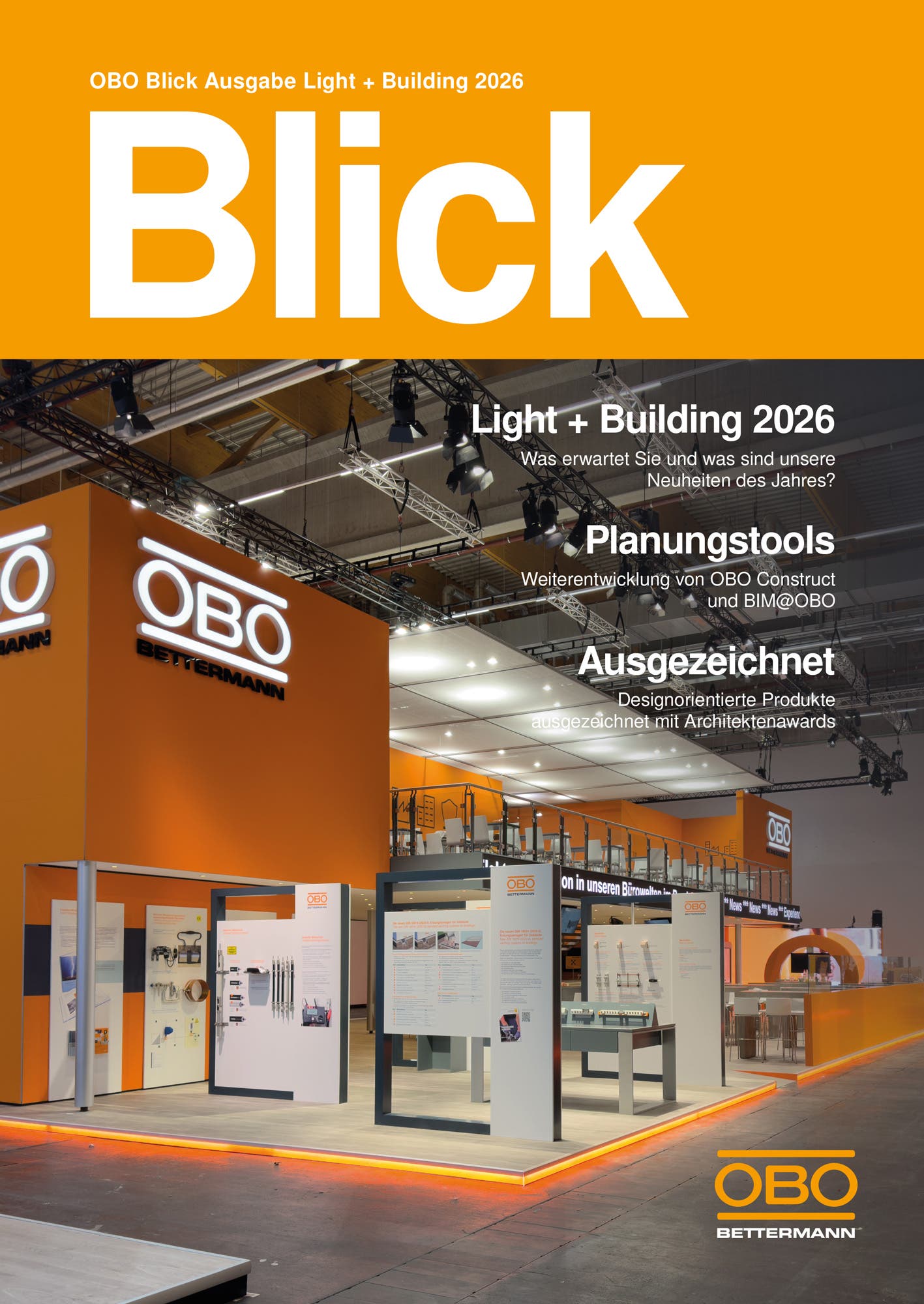 OBO Blick: Die Spezialausgabe zur Light + Building 2026